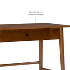 Mid Century Walnut Writing Desk for Home Office, Melissa