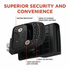 Secure Compact Keyless RV Door Lock with Keypad for Campers Trailers and 5th Wheels Easy Install