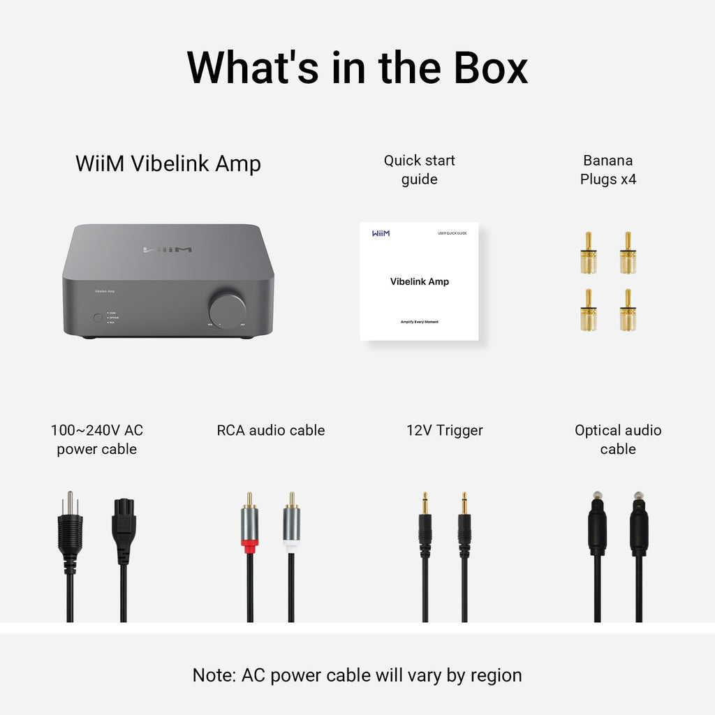 Compact Stereo Amplifier for Passive Speakers, Desktop Home Audio