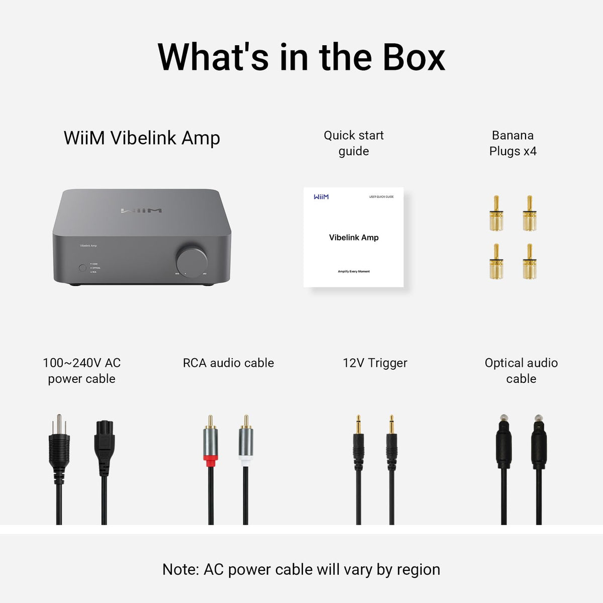 Compact Stereo Amplifier for Passive Speakers, Desktop Home Audio