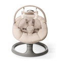 2-in-1 Electric Baby Swing, Dual-Arm Support System, Khaki