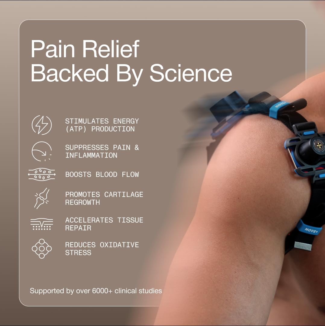 Red light therapy wrap LED light for muscle recovery inflammation joint health mobility portable infrared body