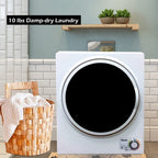 Portable Compact Clothes Dryer 1.5 Cu Ft 850W 120V Small Laundry Dryer for Apartments Dorms RV