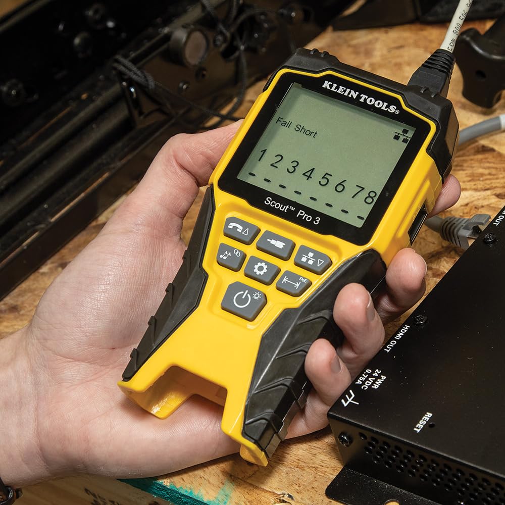 VDV501-852 Scout Pro 3 cable tester with locator remote set for Ethernet coax voice testing