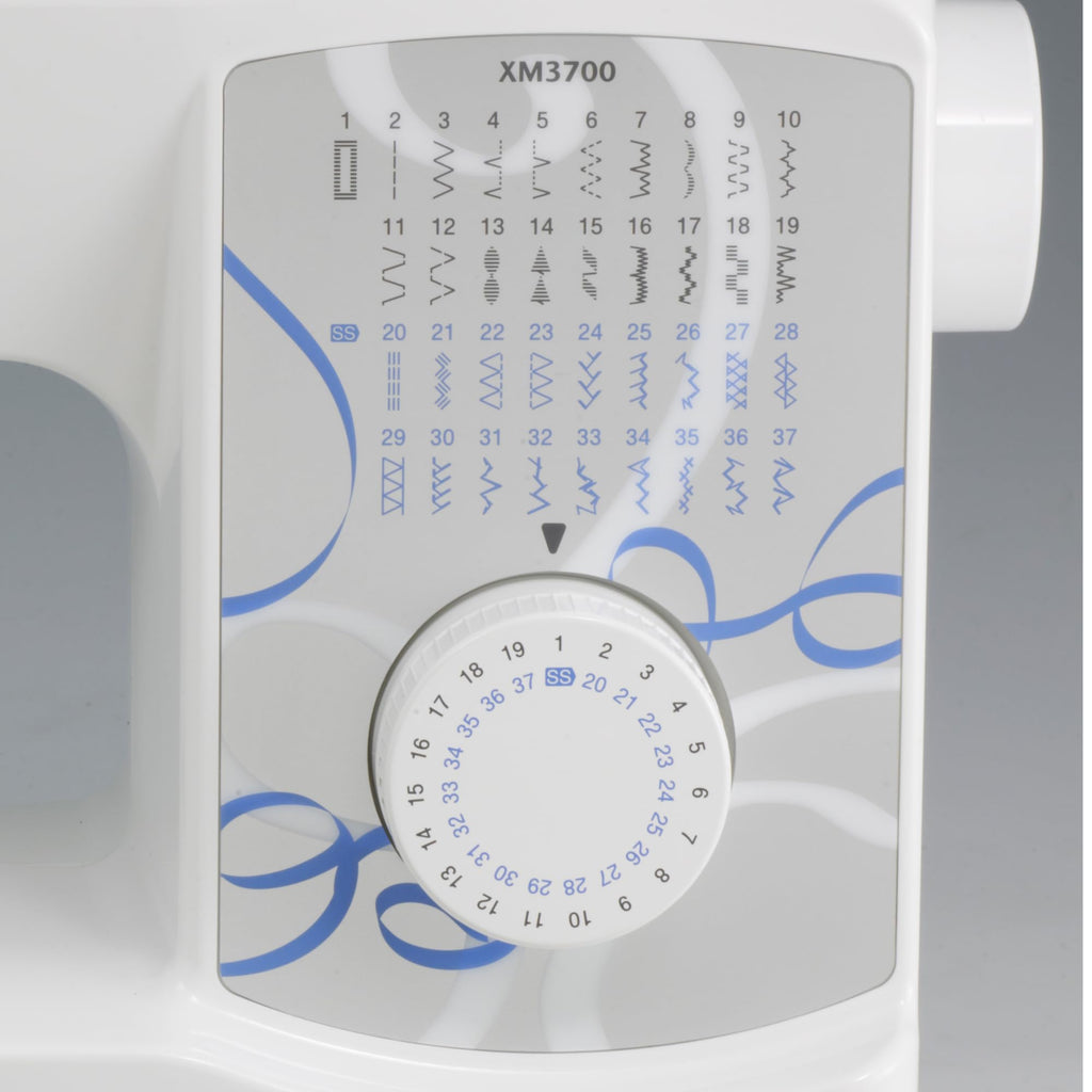 XM3700 sewing machine with 37 built in stitches ideal for beginners and daily sewing projects
