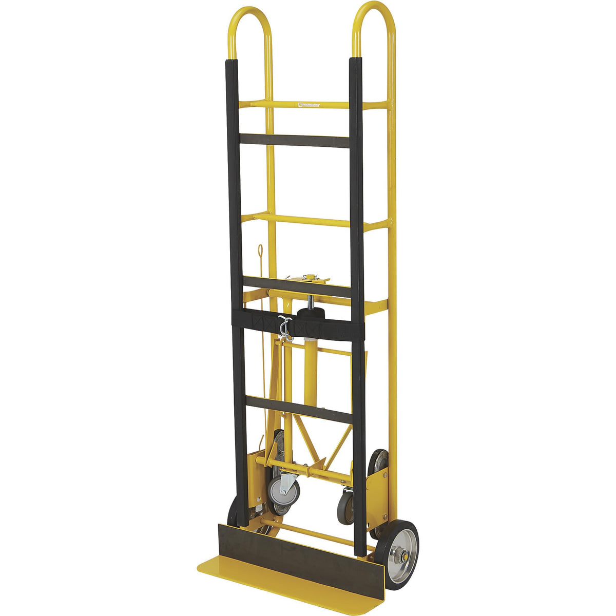 Convertible hand truck 1200 pound capacity 2 or 4 wheel design heavy duty utility dolly cart
