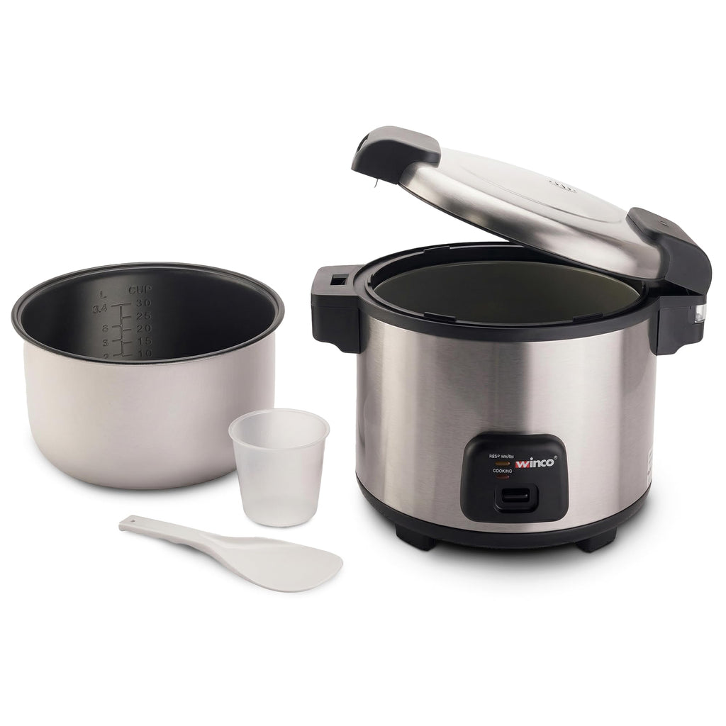 30 Cup Commercial Grade Electric Rice Cooker S Large Capacity Restaurant Home Kitchen Durable
