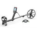 Simplex Ultra Waterproof Metal Detector with Carbon Fiber Shaft and 11 inch Search Coil for Treasure Hunting