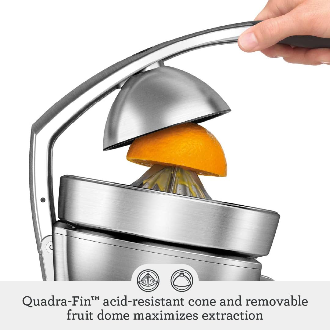 800CPXL Citrus Press Pro Orange Juicer Brushed Stainless Steel Electric Juicer for Fresh Juice