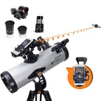 StarSense Explorer LT 114AZ Newtonian Smartphone Guided Telescope for Astronomy Beginners and Adults