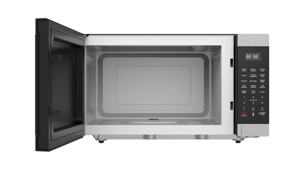 Stainless Steel Microwave Oven, 2.2 Cu Ft, Programmable, 1,200 Watts