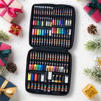 Acrylic Paint Markers 62 Set with Case for Kids and Adults Coloring Includes 350 1MR 1M 3M 5M 7M 8K 17K