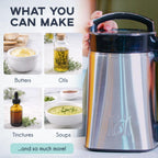 MB2e Machine Infusion System for Oils Butters and Tinctures Herbal Oil Butter Infuser for Home Kitchen