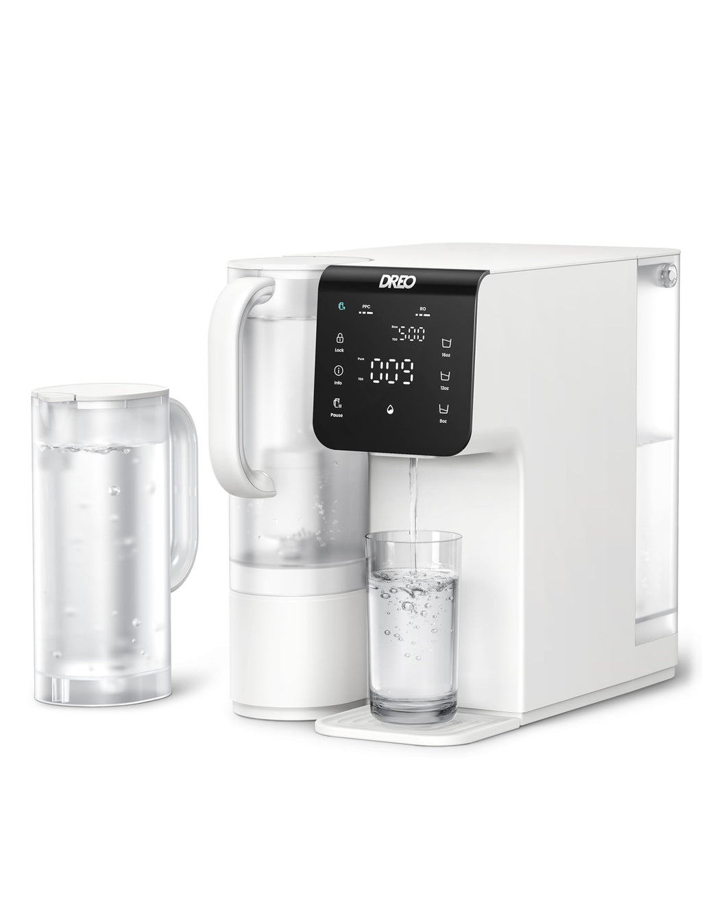WF511 7 Stage Reverse Osmosis Filter Removes 99.99% Contaminants Install Free TDS Reduction BPA Free Pitcher