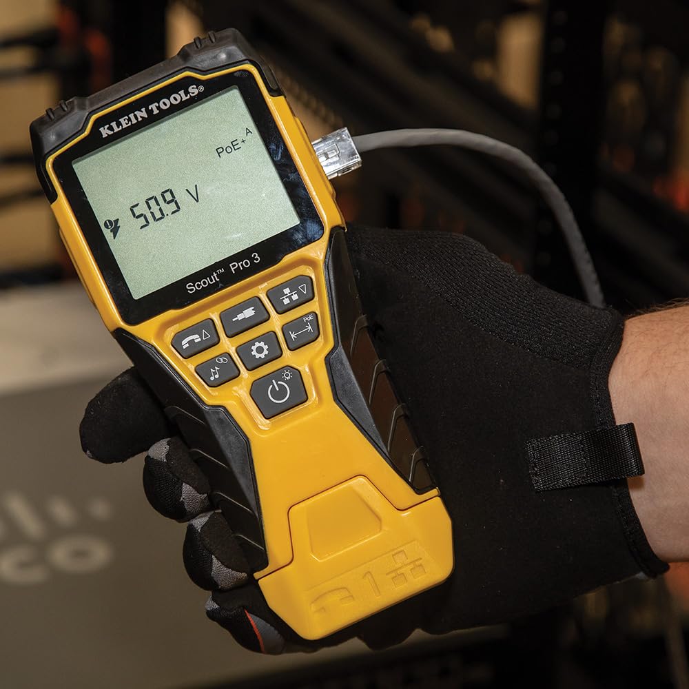 VDV501-852 Scout Pro 3 cable tester with locator remote set for Ethernet coax voice testing