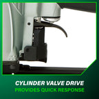 7/16 in 16 Gauge Pneumatic Standard Crown Stapler Air Powered Professional Grade Tool N5008AC2