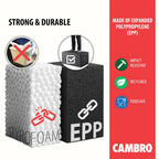 Insulated Food Pan Carrier, Holds Four 4 Inch Pans, EPP400, Catering Transport