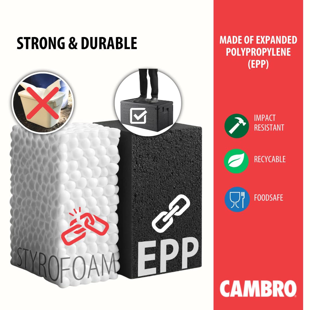 Insulated Food Pan Carrier, Holds Four 4 Inch Pans, EPP400, Catering Transport