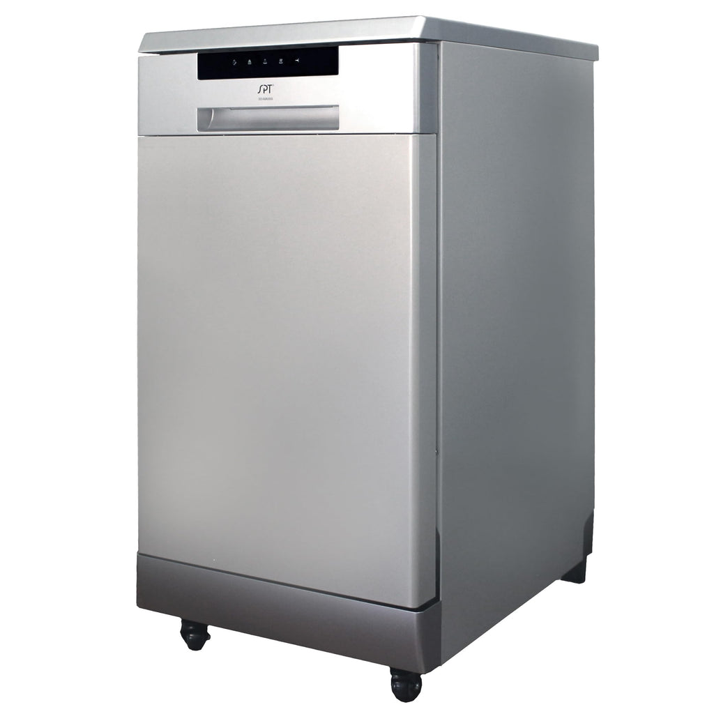 SD-9263SSC 18 Inch Portable Dishwasher Energy Star Stainless Steel Compact Dishwasher for RV Apartment Dorm