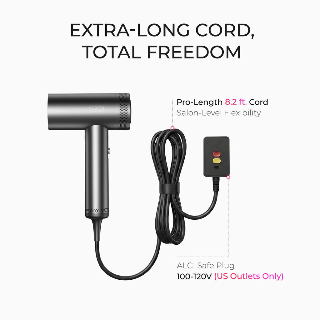 Blow Dryer with Comb and Diffuser 110000RPM Professional Ionic Hair Dryer for Fast Salon Drying