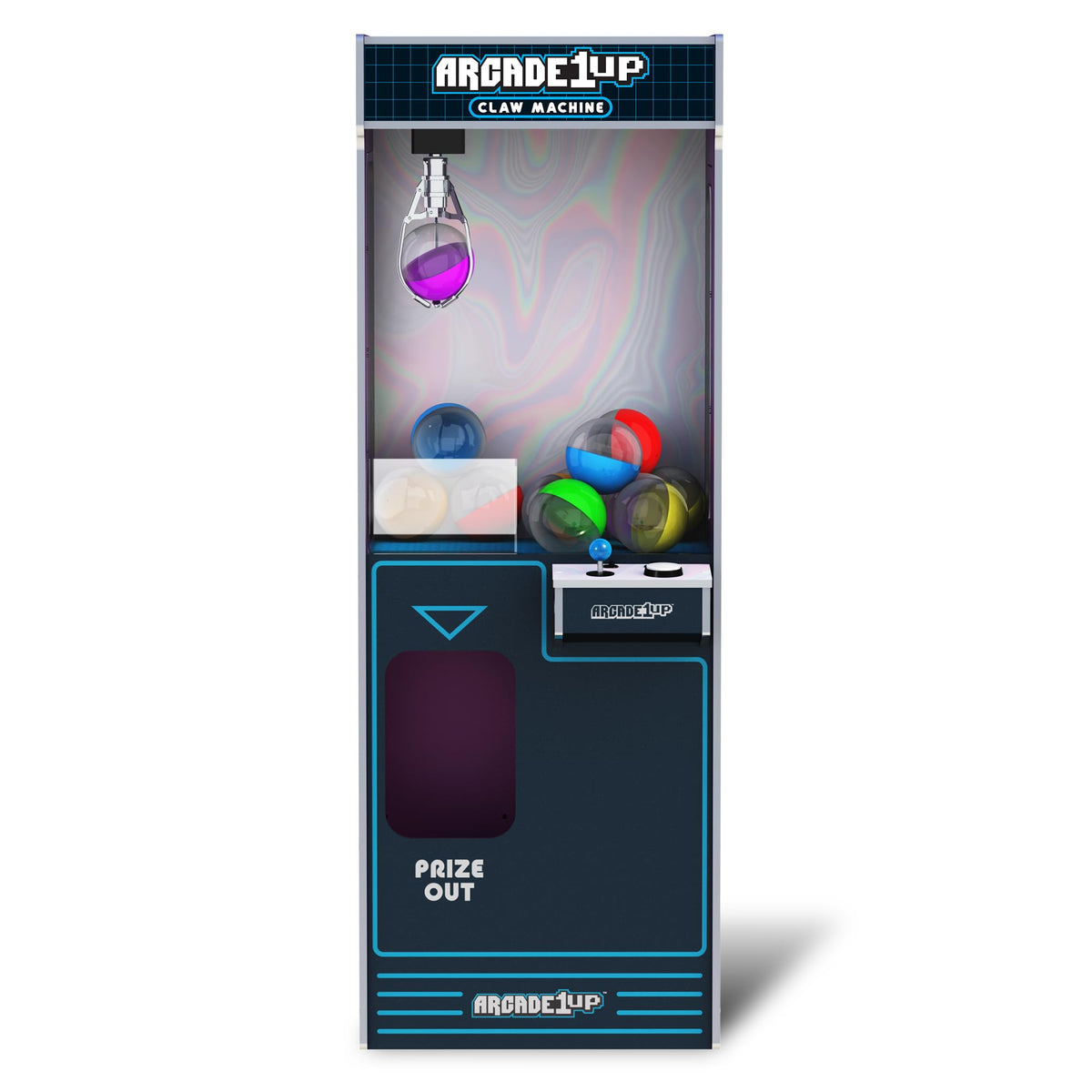 Claw Machine with 3 Levels of Difficulty and Ceiling Light for Arcade Game Room Home Entertainment