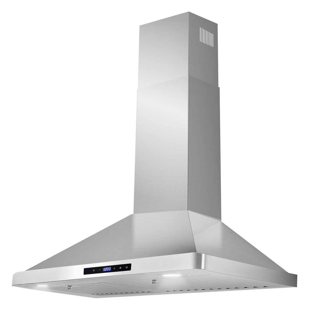 30 in 380 CFM ducted wall mount range hood LED stainless steel kitchen exhaust ventilation Coll
