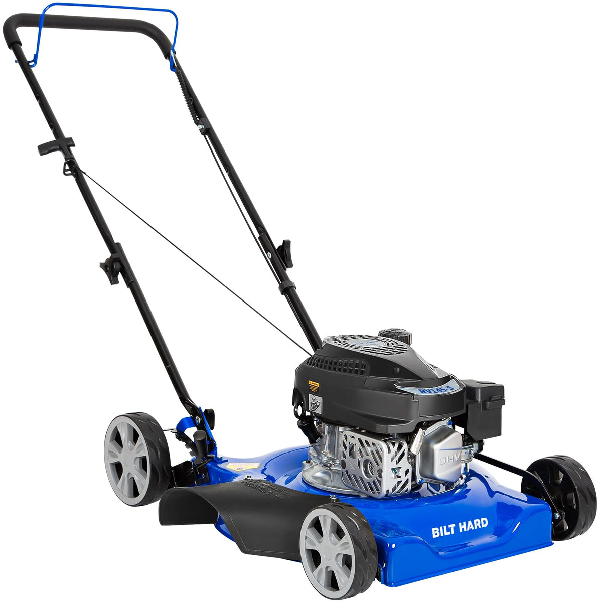 Gas Lawn Mower 20 Inch 144cc 4 Cycle OHV Engine 8 Adjustable Cutting Heights Push Mower for Lawn Yard Garden