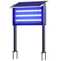 Solar bug zapper outdoor 8000 sq ft 30W mosquito zapper USB rechargeable fly trap IPX4 waterproof dusk to dawn