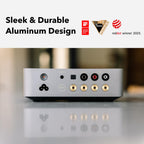 Compact Stereo Amplifier for Passive Speakers, Desktop Home Audio