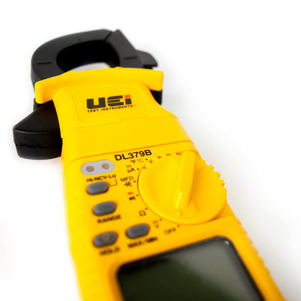 DL379B Digital Clamp Meter Auto Ranging HVAC Tester with Magnetic Mount AC Amps AC DC Volts Temp Cap Freq NCV