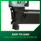 7/16 in 16 Gauge Pneumatic Standard Crown Stapler Air Powered Professional Grade Tool N5008AC2