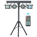 5 in 1 DJ lights with stand sound activated DMX remote control LED par light 3/6/15CH party wedding KTV