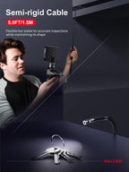 360 Degree Articulating Borescope for Automotive HVAC Engine Inspection with Slim Probe Camera