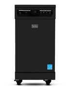 18 Inch Portable Dishwasher Energy Star BPD8B Black Compact Efficient Design for Small Spaces