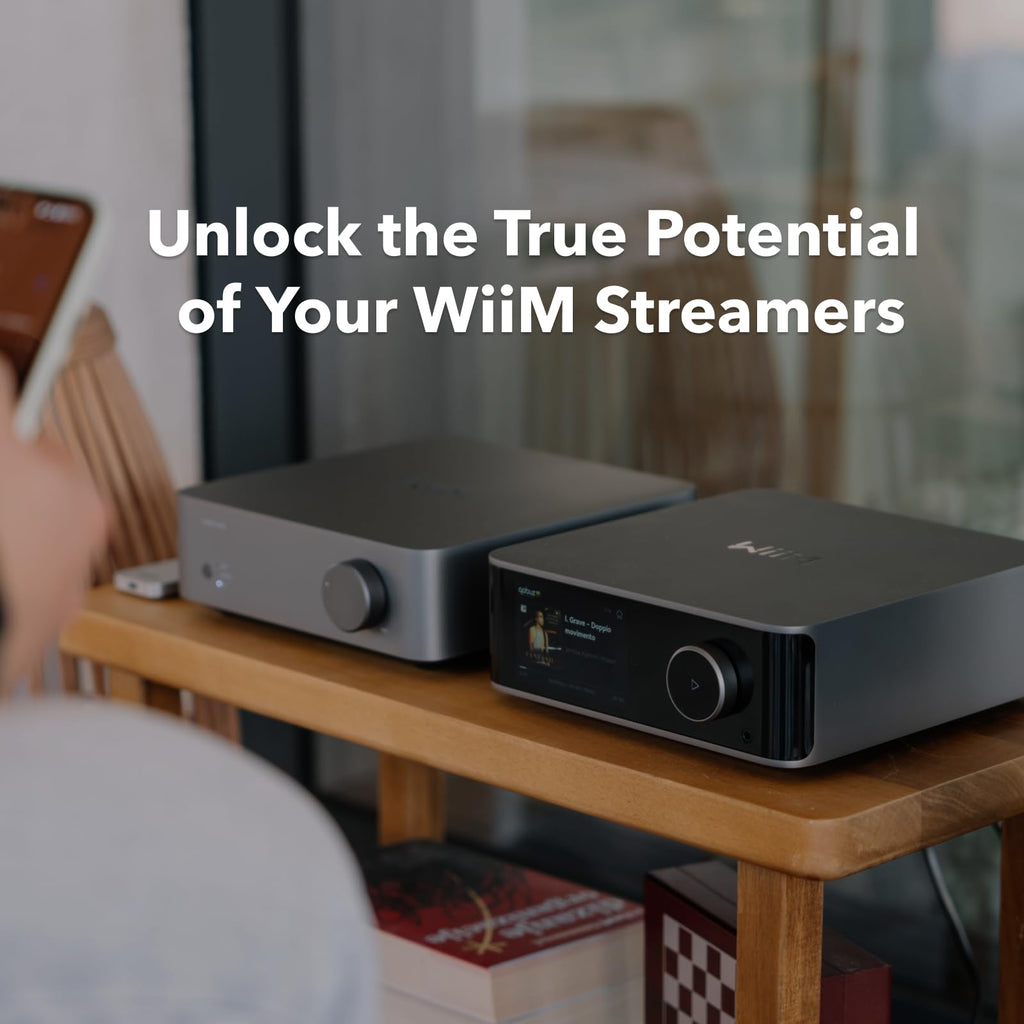 Compact Stereo Amplifier for Passive Speakers, Desktop Home Audio