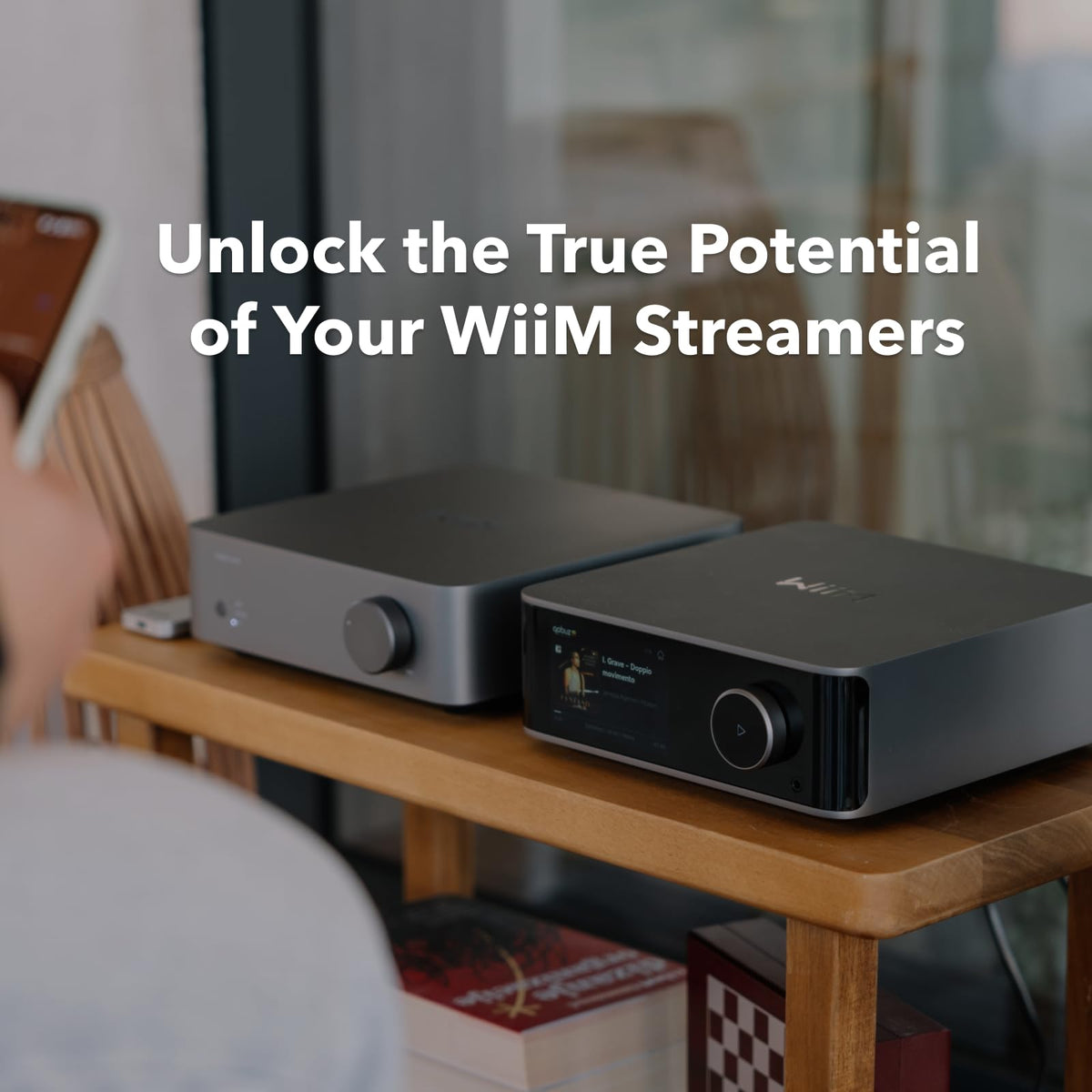 Compact Stereo Amplifier for Passive Speakers, Desktop Home Audio