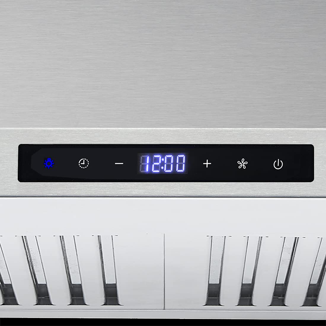 30 in 380 CFM ducted wall mount range hood LED stainless steel kitchen exhaust ventilation Coll