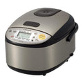 Micom 3 cup compact rice cooker warmer multiple settings stainless steel retractable cord easy transport