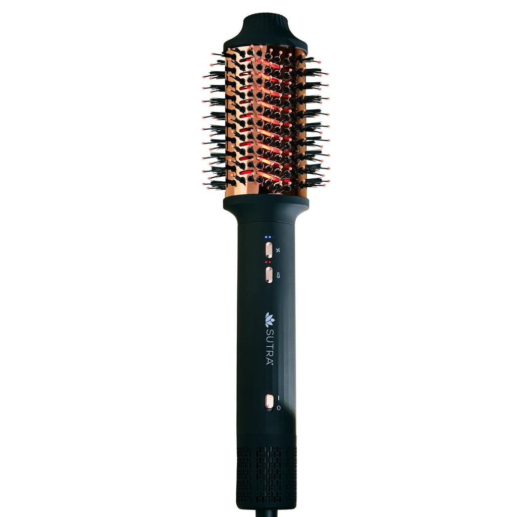 IR2 Infrared Blowout Brush Hair Styling Tool with Infrared Heat for Faster Drying and Smooth Finish