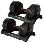 Adjustable Dumbbell Weight Set Compact All in One Home Gym Strength Training Fitness Equipment