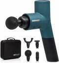 Handheld Deep Tissue Massage Gun, 5 Speeds, 4 Attachments, B37v2