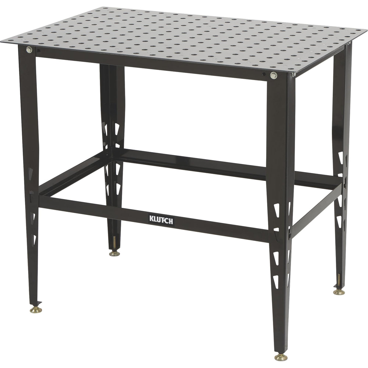 Steel welding table with 24 piece fit up tool kit 600 lb capacity heavy duty workbench for workshop