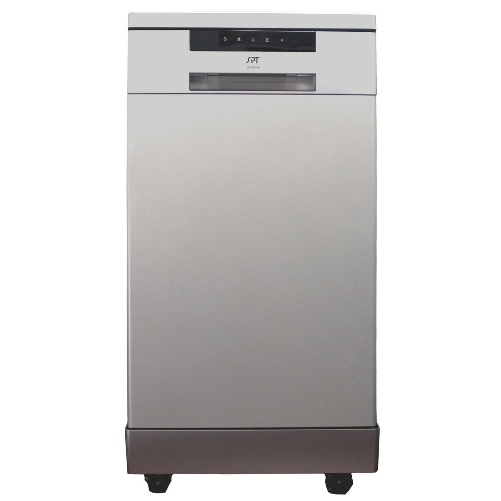 SD-9263SSC 18 Inch Portable Dishwasher Energy Star Stainless Steel Compact Dishwasher for RV Apartment Dorm