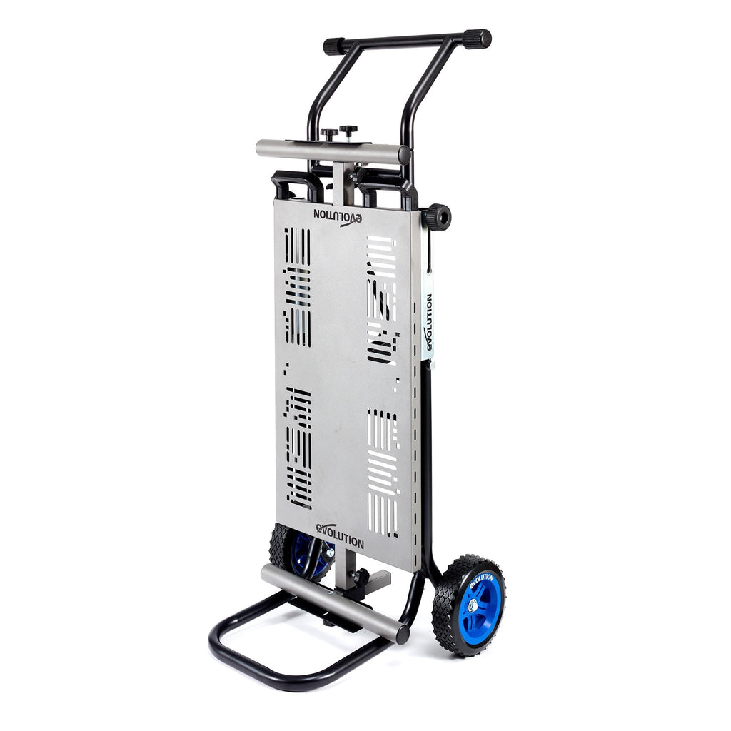 MCSSTAND Mitering Chop Saw Stand Power Lift Heavy Duty Steel Frame All Terrain Wheels Gas Strut for S14MCS
