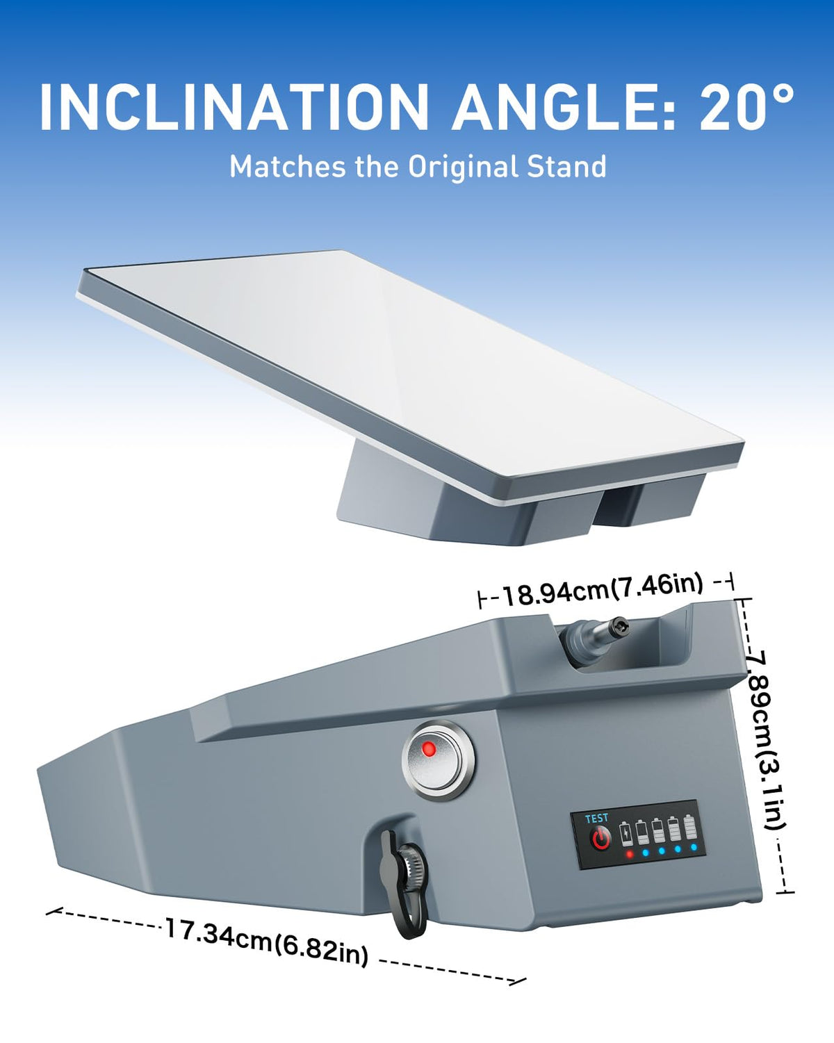 Battery for Starlink Mini Clip On Design Outdoor Use 158 Wh Capacity IP65 Waterproof 6 to 9 Hours Runtime