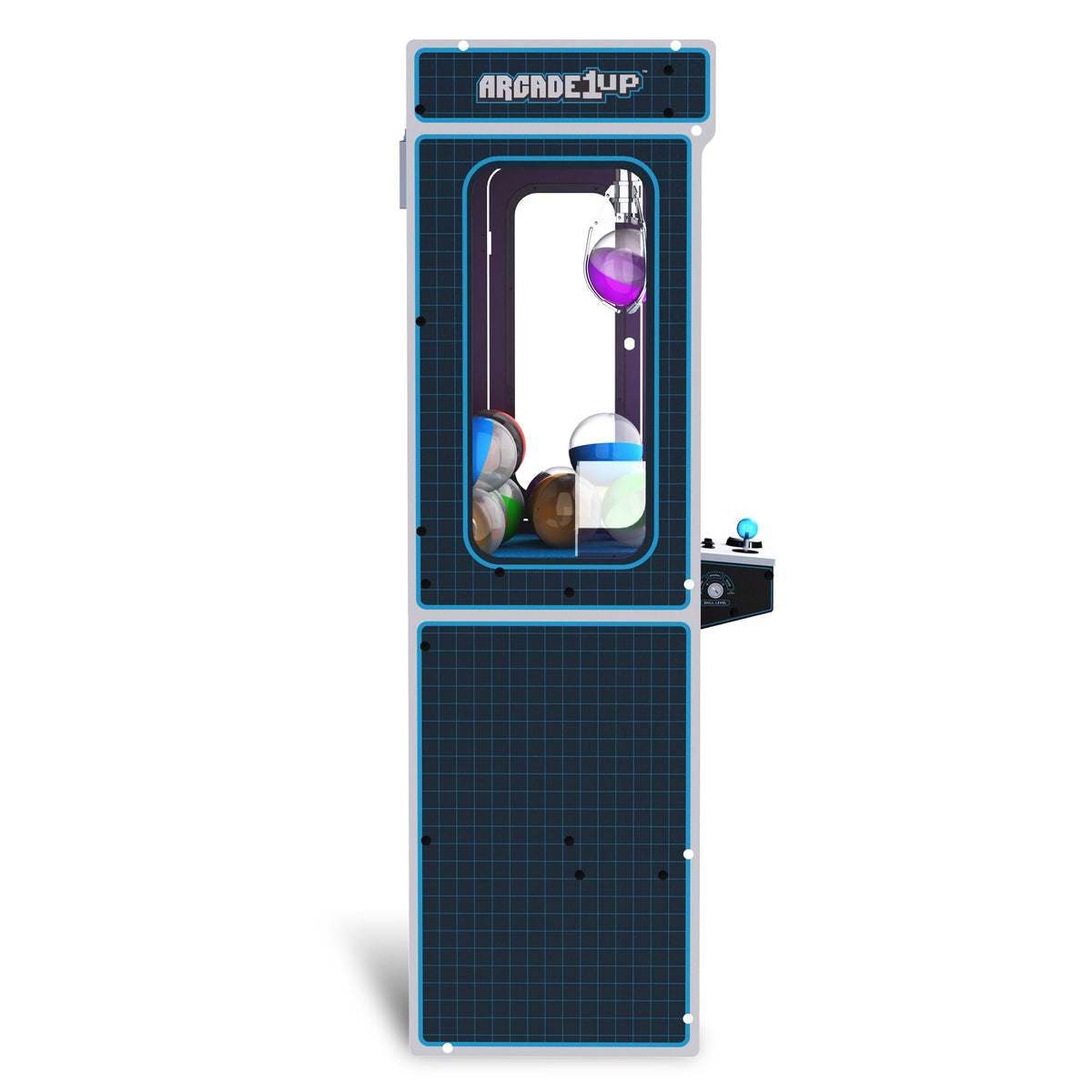 Claw Machine with 3 Levels of Difficulty and Ceiling Light for Arcade Game Room Home Entertainment