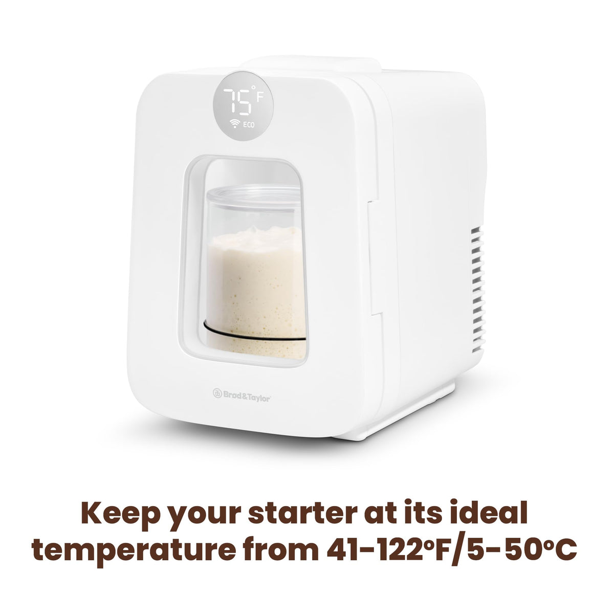 Sourdough Home Plus Starter Warmer and Cooler with App Control for Consistent Temperature and Home Baking