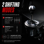 TH8A Shifter H Pattern and Sequential Add On - Racing Simulator Gear Shifter