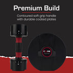 Adjustable Dumbbell Weight Set Compact All in One Home Gym Strength Training Fitness Equipment