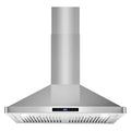 30 in 380 CFM ducted wall mount range hood LED stainless steel kitchen exhaust ventilation Coll